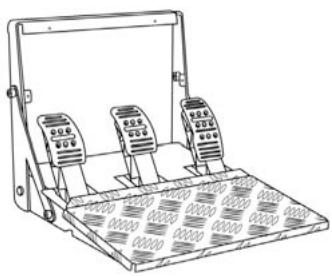 TRUSTMASTER T500 RS - UMDREHEN DER PEDALSETPOSITION - 1