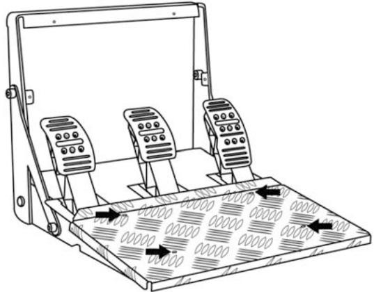 TRUSTMASTER T500 RS - INVERSION FISICA DE LOS PEDALES - 1