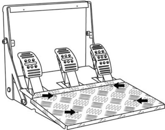 TRUSTMASTER T500 RS - INVERSION FISICA DE LOS PEDALES - 1