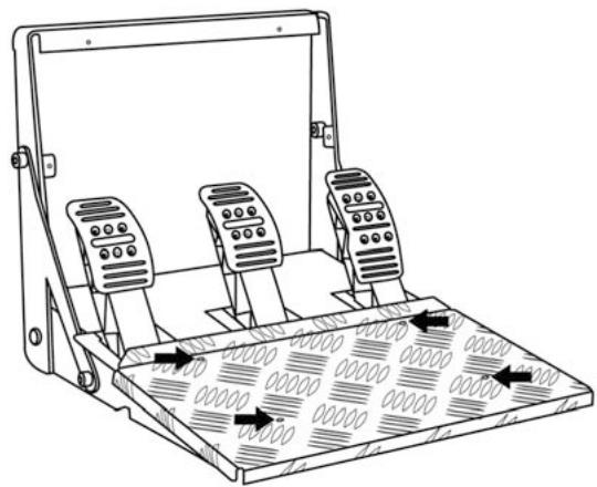 TRUSTMASTER T500 RS - DE PEDALENSET FYSIEK OMKEREN - 1