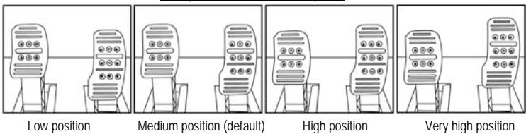 TRUSTMASTER T500 RS - Adjusting the Pedal HEIGHT - 1