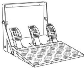 TRUSTMASTER T500 RS - TURING THE PEDAL SET POSITION OVER - 1