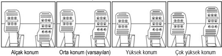 TRUSTMASTER T500 RS - Pedal YUKSEKLIGINI ayarlamak - 1