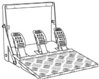 TRUSTMASTER T500 RS - DE POSITIE VAN DE PEDALENSET OMDRAAIEN - 1