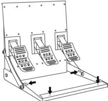 TRUSTMASTER T500 RS - REVERSING THE PEDAL SET PHYSICALLY - 2