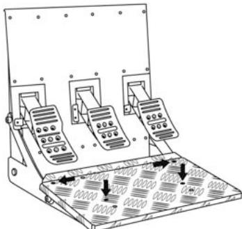TRUSTMASTER T500 RS - INVERSION FISICA DE LOS PEDALES - 3