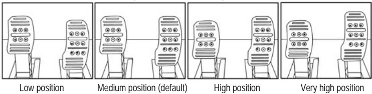 TRUSTMASTER T500 RS - Adjusting the Pedal HEIGHT - 1