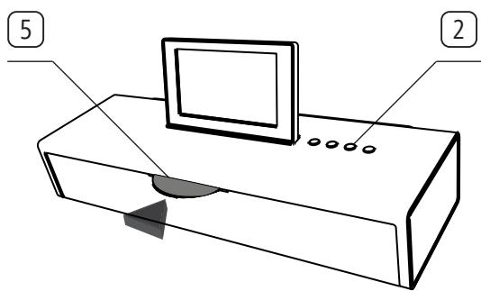 LOEWE SOUNDVISION - Inserimento dei dischi - 1