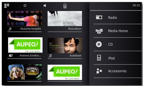 LOEWE SOUNDVISION - Menu principal - 1