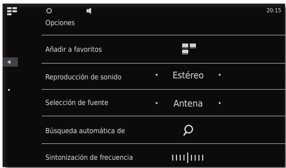 LOEWE SOUNDVISION - Ajuste de emisoras de radio FM - 5