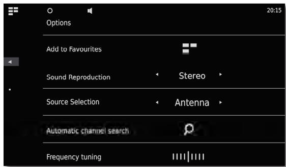 LOEWE SOUNDVISION - Setting FM radio stations - 5