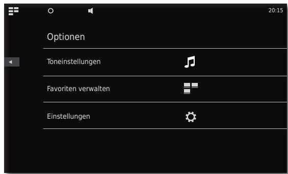 LOEWE SOUNDVISION - Menu Optionen - 1
