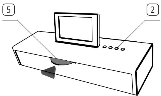LOEWE SOUNDVISION - Colocacion del disco - 1