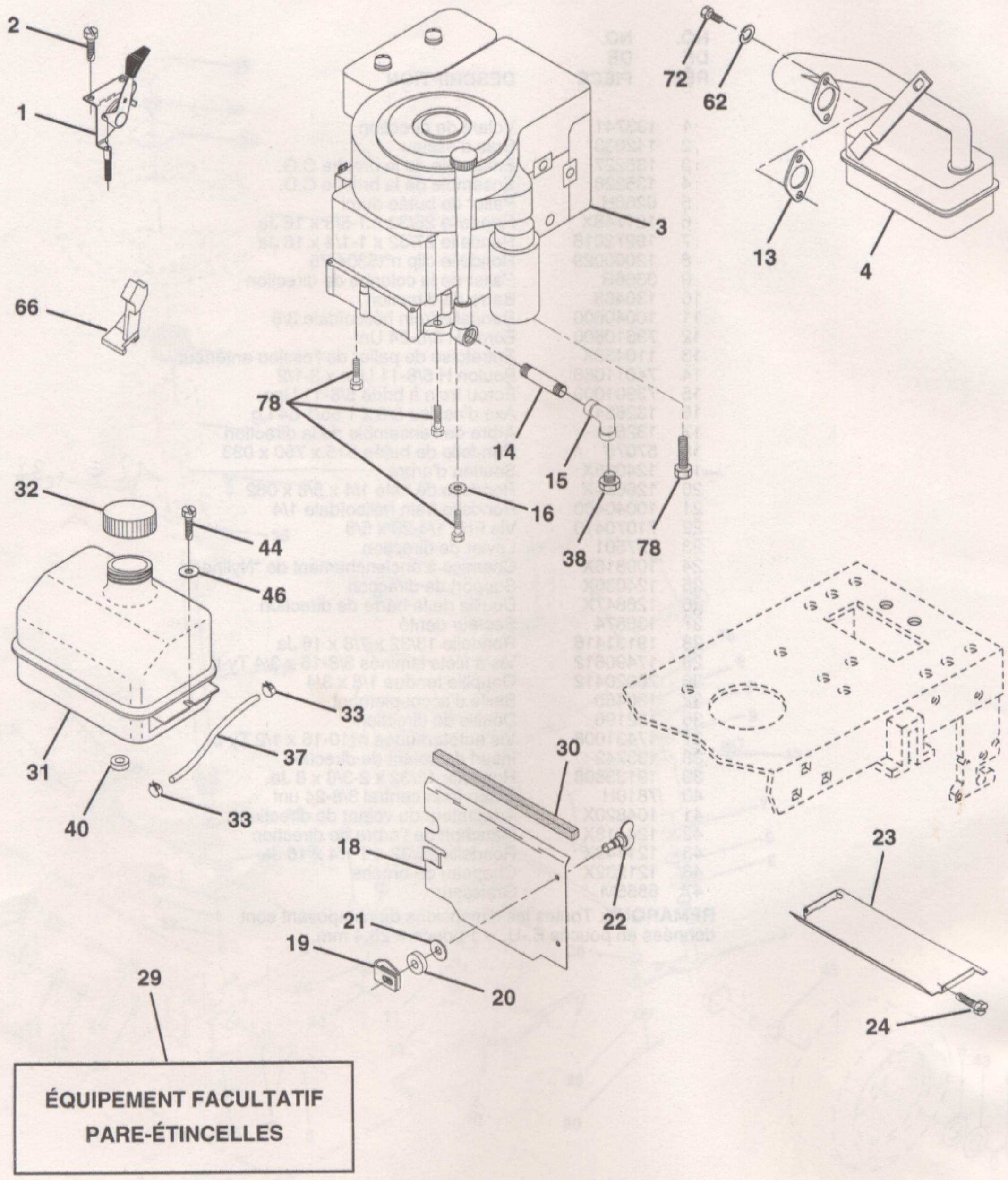 AYP BM1238B - Description - 1