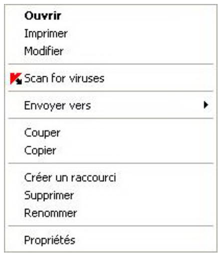 KASPERSKY ANTI-VIRUS FOR WINDOWS SERVER - LANCEMENT DE LA RECHERCHE D'EVENTUELS VIRUS - 1