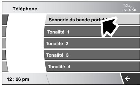 JAGUAR XK 2008 - Options du téléphone - 1