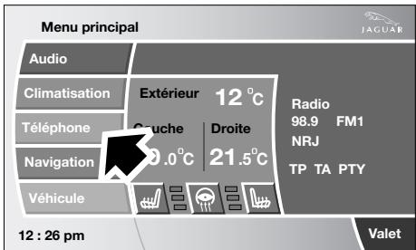JAGUAR XK 2008 - Effectuer un appel - 1
