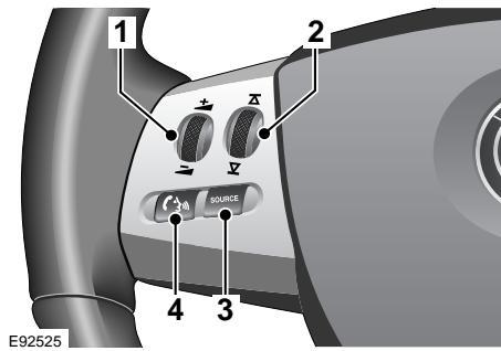 JAGUAR XK 2008 - Volant - mode mains libres - 1