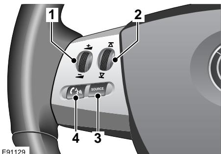 JAGUAR XK 2008 - Commandes du volant - 1