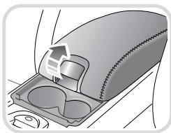 JAGUAR XK 2008 - Boite à GANTS centrale - 2