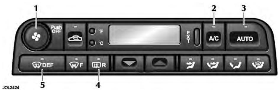 JAGUAR XK8 2004 - Climatisation (5-6) - 1
