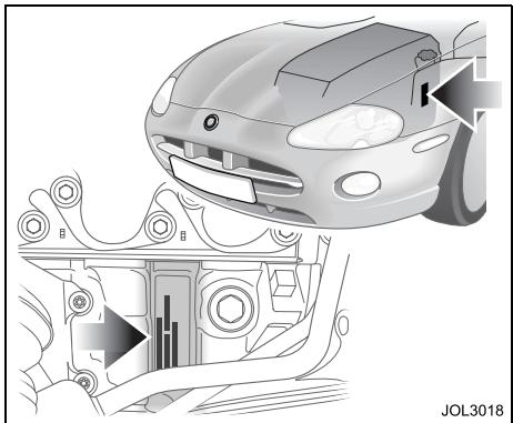 JAGUAR XK8 2004 - Identification du véhicule - 1