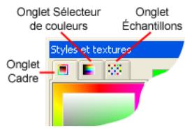 PAINT SHOP PRO PAINT SHOP PRO 9 - Onglets de la palette Styles et textures - 1