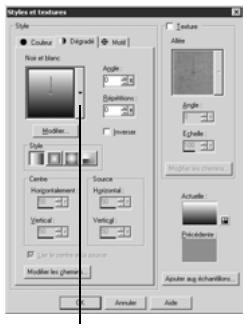 PAINT SHOP PRO PAINT SHOP PRO 9 - Pour désir un dégradé de premier plan ou d'arrière-plan : - 1