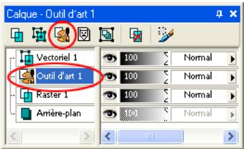 PAINT SHOP PRO PAINT SHOP PRO 9 - Calques d'outils d'art - 1
