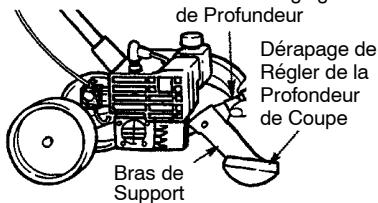 WEED EATER 545117552 - Pour placer la profondeur: - 1