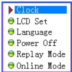 NEO TRINITY 1000 - - Liste de menus - 7