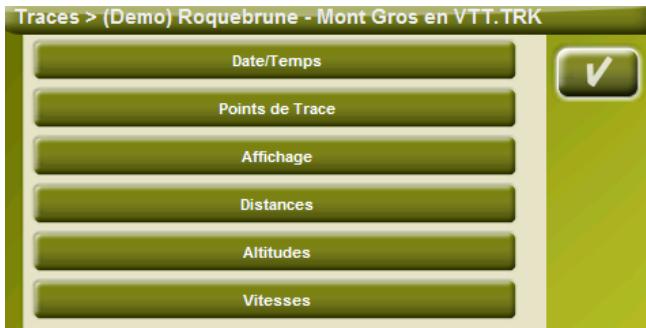 IGN E VADEO X - Propriétés d'une trace - 1