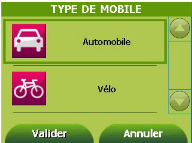 IGN EVADEO - Ce menu n'est pas accessible dans les modes autres que NAVIGATION ROUTIERE - 2