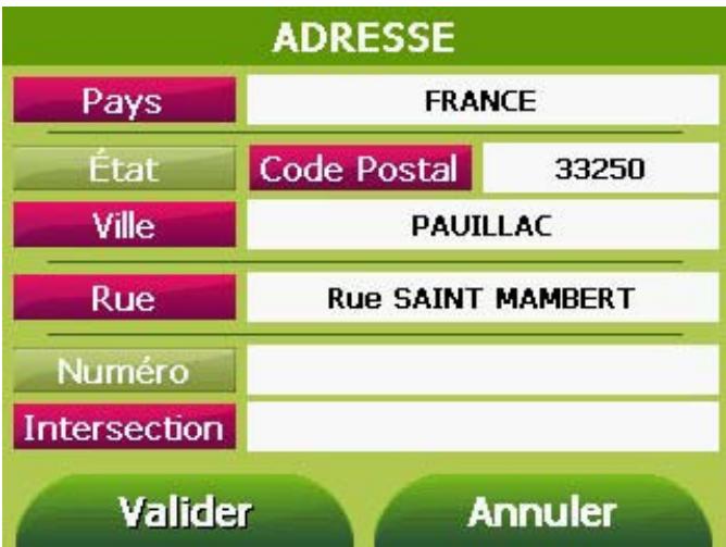 IGN EVADEO - b) Adresse personnelle - 2