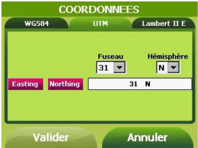 IGN EVADEO - g) Coordonnées : - 3