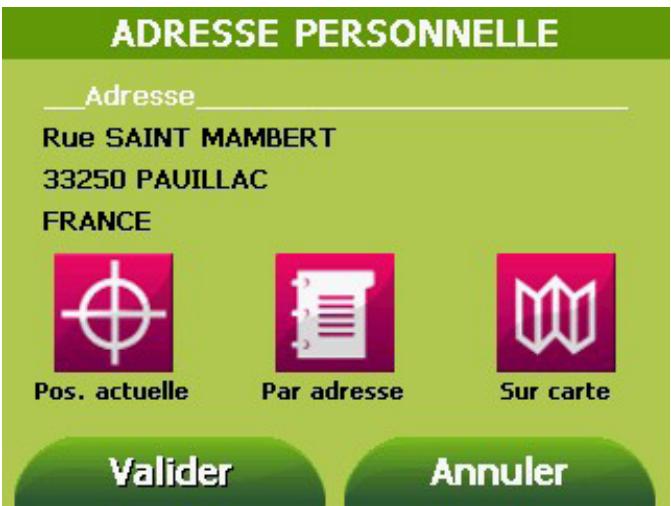 IGN EVADEO - b) Adresse personnelle - 1