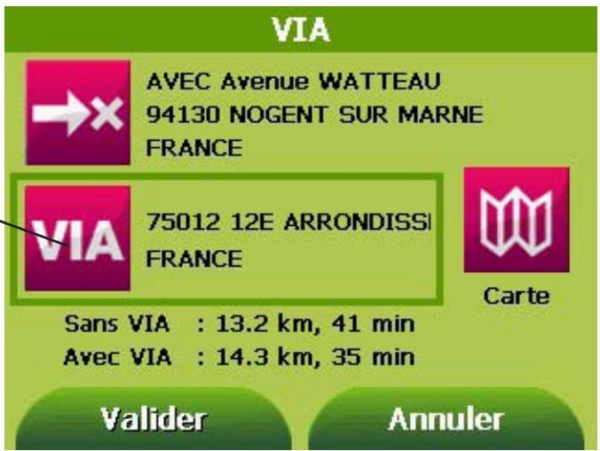 IGN EVADEO - d) Via : (mode navigation routière uniquement) - 1