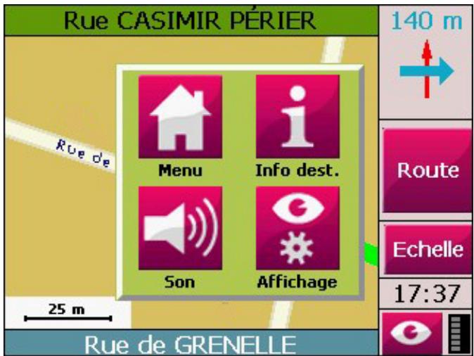 IGN EVADEO - d) Acceder au mini-menu - 1