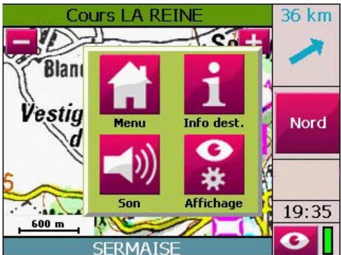 IGN EVADEO - e) Acceder au mini-menu - 1
