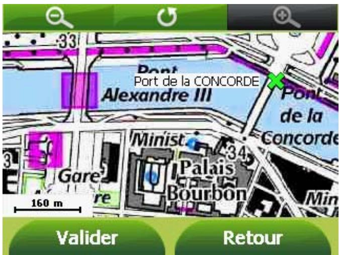 IGN EVADEO - f) Point sur la carte : - 3