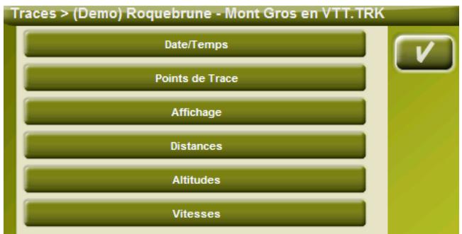 IGN EVADEO M35 - Propriétés d'une trace - 1