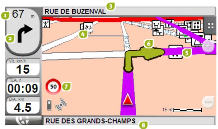 IGN EVADEO M35 - Information visuelle - 1