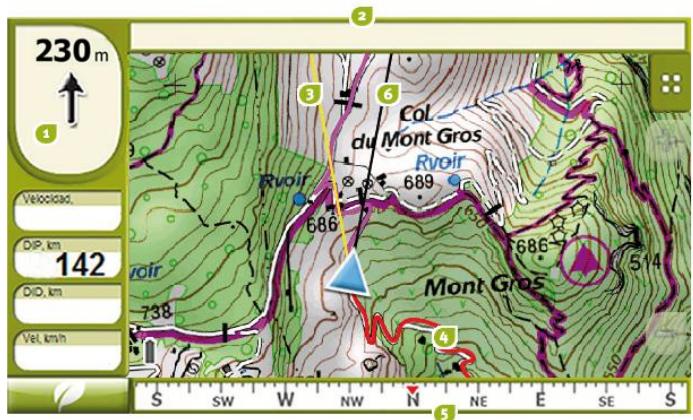 IGN EVADEO M35 - Information visuelle - 1