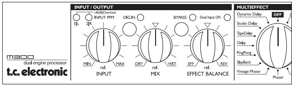 TC ELECTRONIC M 300 - Merci d'avoir besoin le nouveau double processeur d'effets M300 de TC Electronic. - 2