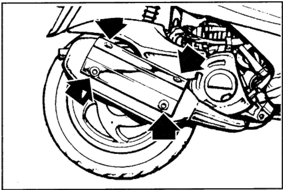 GILERA RUNNER FX - Remplacement du pot d'échappement - 1