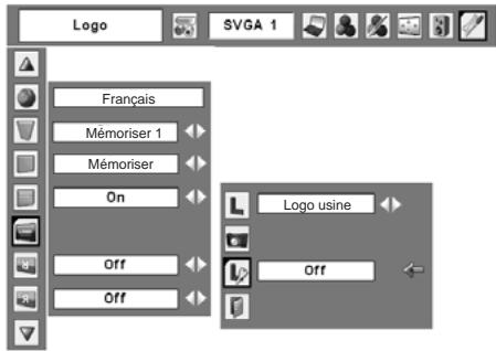 LOGICOM-SANYO PLC-XW57 - Mémoriser logo PIN code - 3