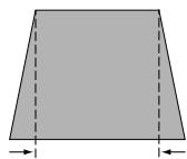 LOGICOM-SANYO PLC-XW57 - Correction du trapèze - 2