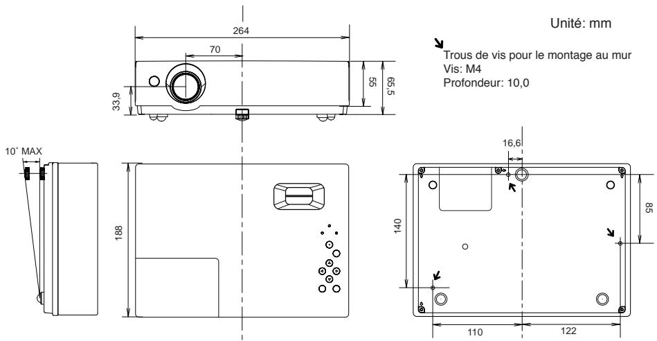 LOGICOM-SANYO PLC-XW60 - Dimensions - 1