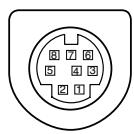 LOGICOM-SANYO PLC-XW60 - CONNECTEUR DE PORT D'ENTRETIEN - 1