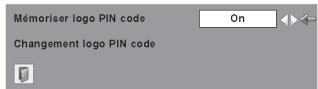 LOGICOM-SANYO PLC-XW60 - Boite de dialogue Verrouiller le code PIN logo - 2